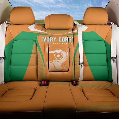 Ivory Coast Football 2026 Back Car Seat Cover Go Les Elephants
