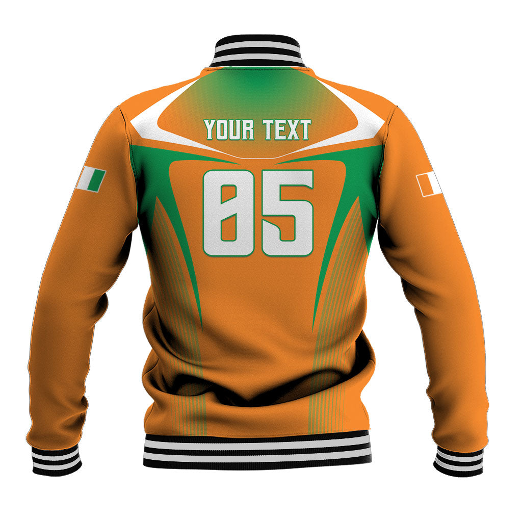 Custom Ivory Coast Football 2026 Baseball Jacket Go Les Elephants