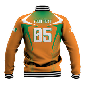 Custom Ivory Coast Football 2026 Baseball Jacket Go Les Elephants