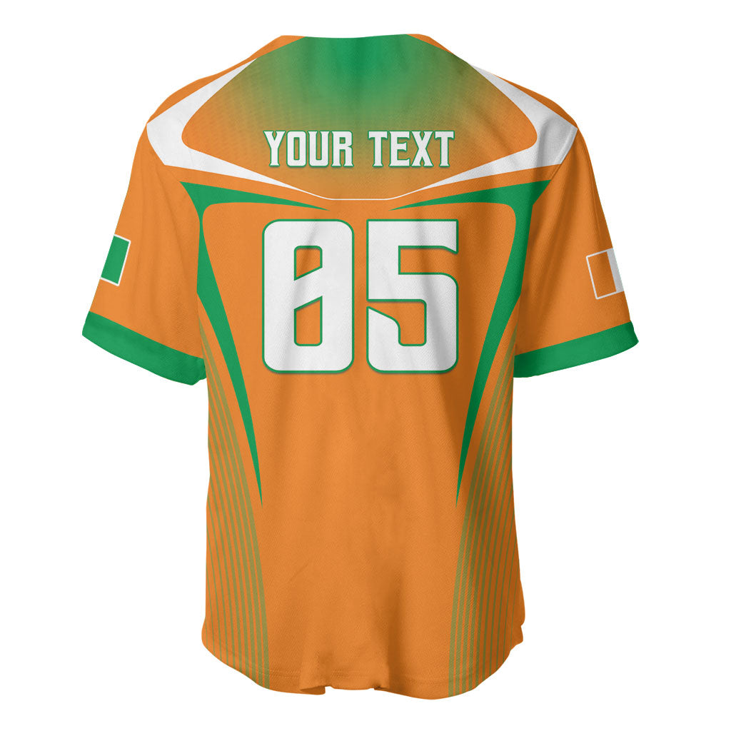Custom Ivory Coast Football 2026 Baseball Jersey Go Les Elephants