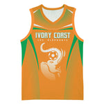Custom Ivory Coast Football 2026 Basketball Jersey Go Les Elephants