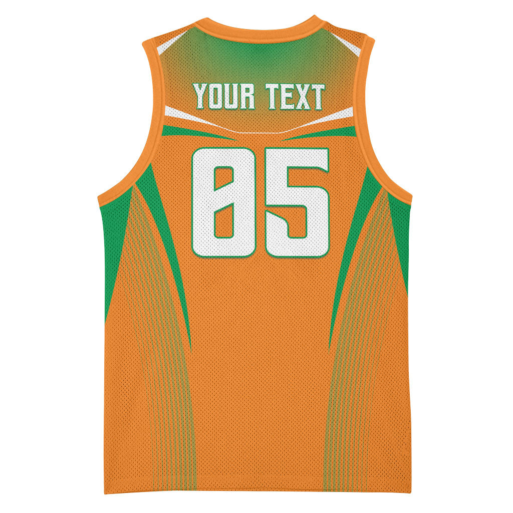 Custom Ivory Coast Football 2026 Basketball Jersey Go Les Elephants