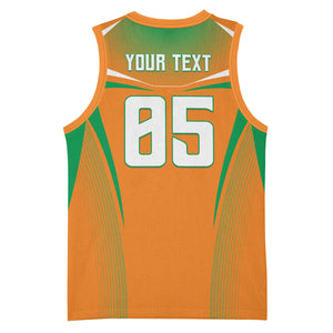 Custom Ivory Coast Football 2026 Basketball Jersey Go Les Elephants