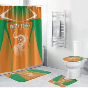 Ivory Coast Football 2026 Bathroom Set Go Les Elephants