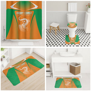 Ivory Coast Football 2026 Bathroom Set Go Les Elephants