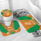 Ivory Coast Football 2026 Bathroom Set Go Les Elephants