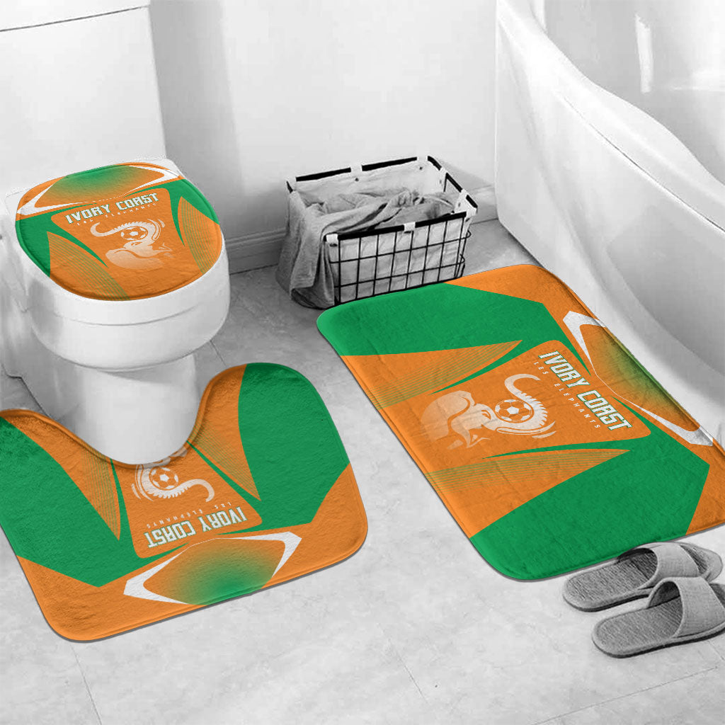 Ivory Coast Football 2026 Bathroom Set Go Les Elephants