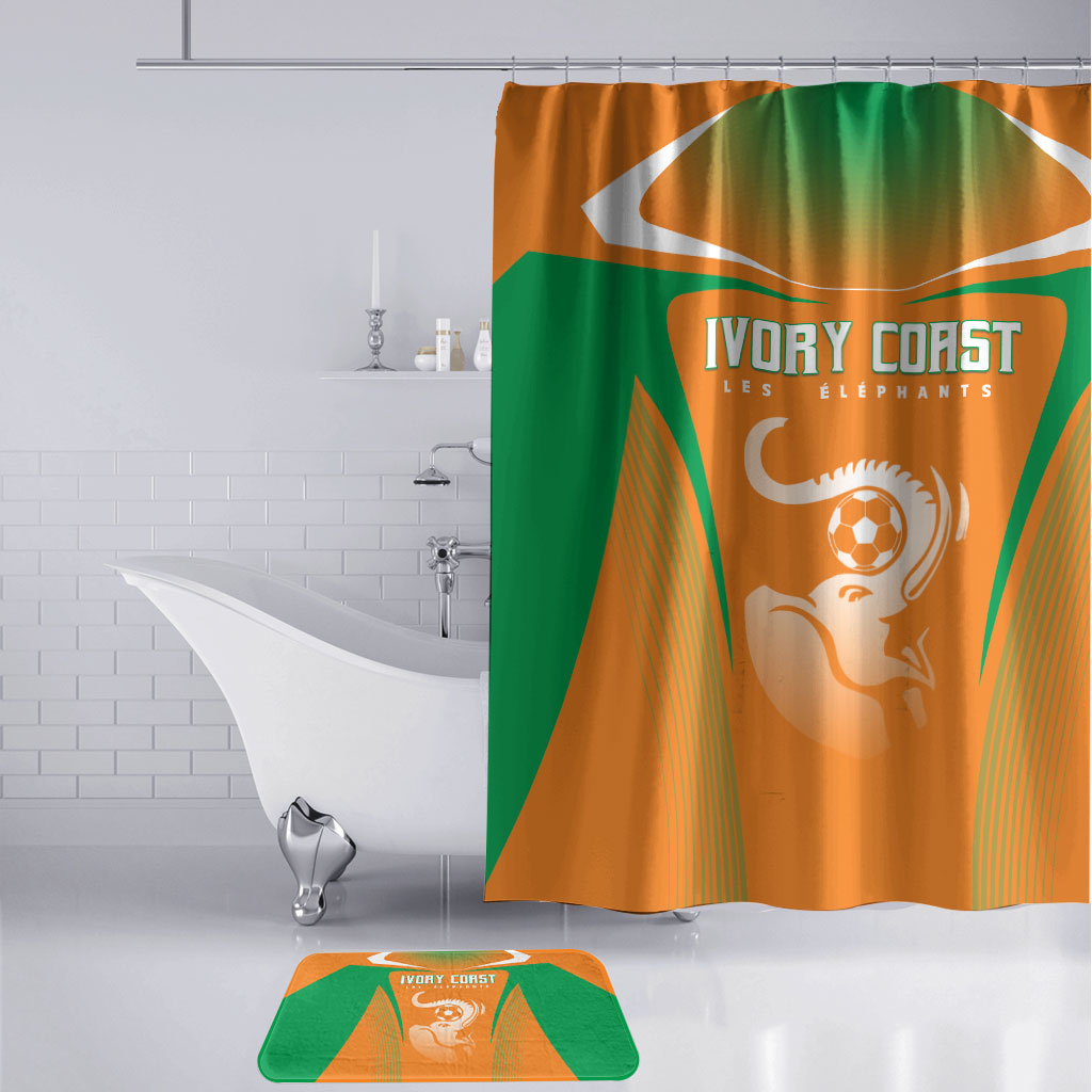 Ivory Coast Football 2026 Bathroom Set Go Les Elephants