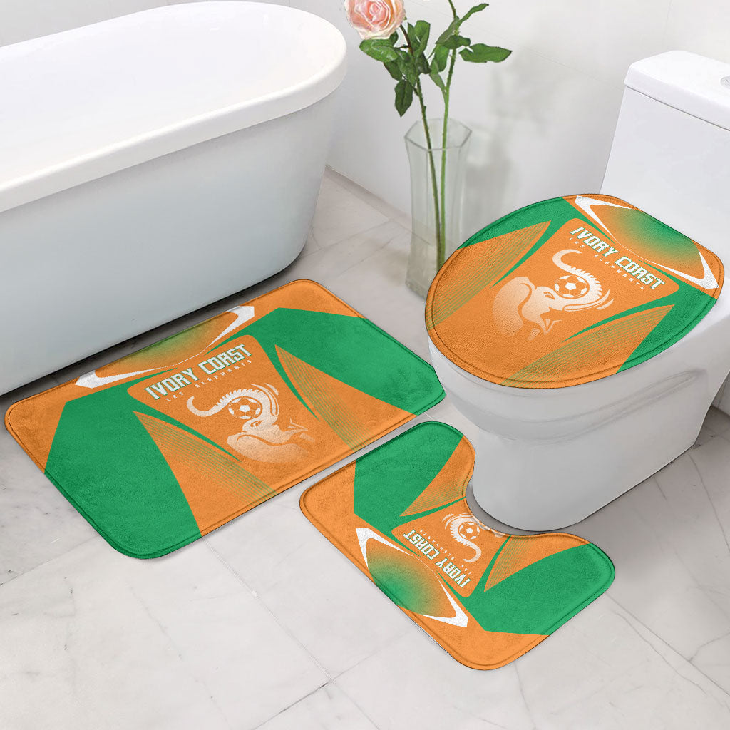 Ivory Coast Football 2026 Bathroom Set Go Les Elephants