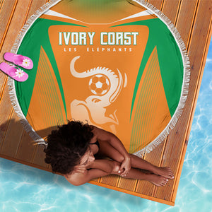 Ivory Coast Football 2026 Beach Blanket Go Les Elephants