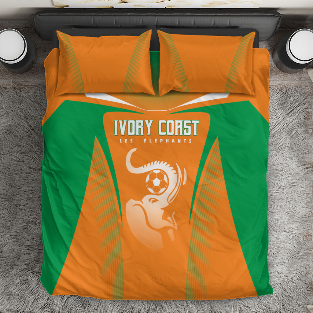 Ivory Coast Football 2026 Bedding Set Go Les Elephants