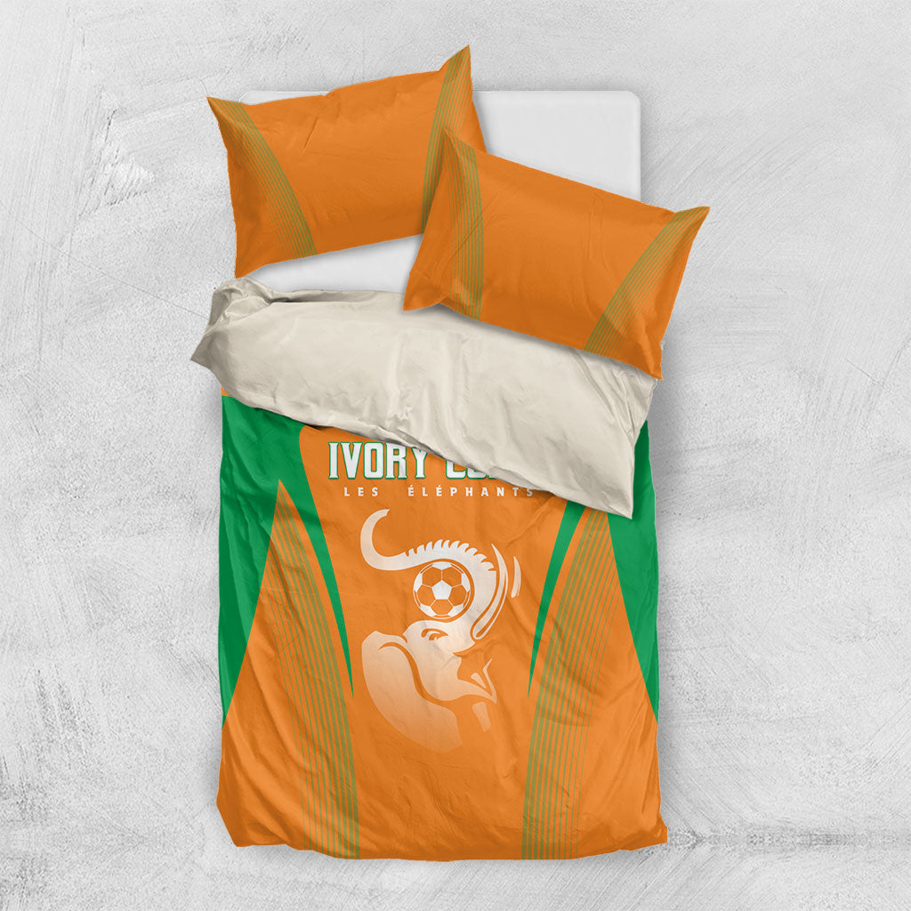Ivory Coast Football 2026 Bedding Set Go Les Elephants