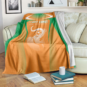 Ivory Coast Football 2026 Blanket Go Les Elephants