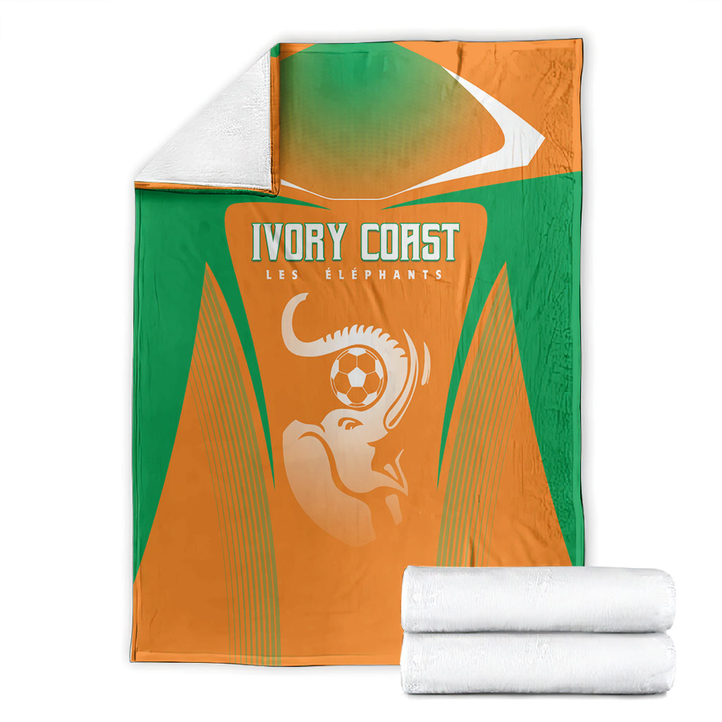 Ivory Coast Football 2026 Blanket Go Les Elephants