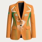 Custom Ivory Coast Football 2026 Blazer Go Les Elephants