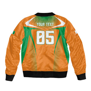 Custom Ivory Coast Football 2026 Bomber Jacket Go Les Elephants