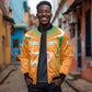 Custom Ivory Coast Football 2026 Bomber Jacket Go Les Elephants