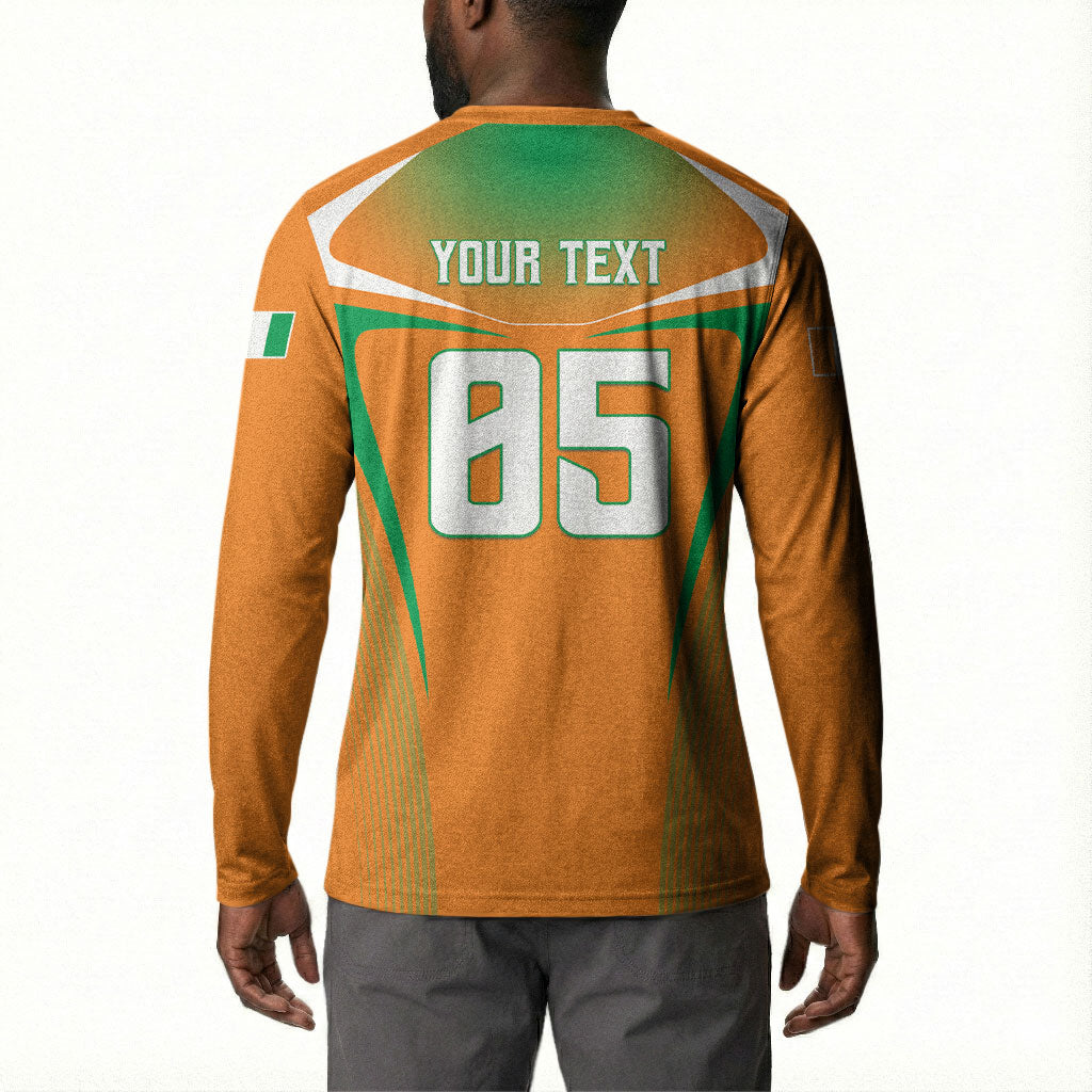 Custom Ivory Coast Football 2026 Button Sweatshirt Go Les Elephants