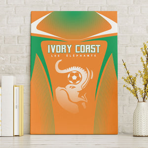 Ivory Coast Football 2026 Canvas Wall Art Go Les Elephants