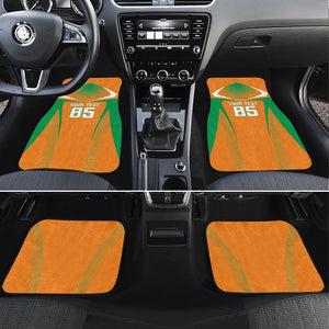 Custom Ivory Coast Football 2026 Car Mats Go Les Elephants