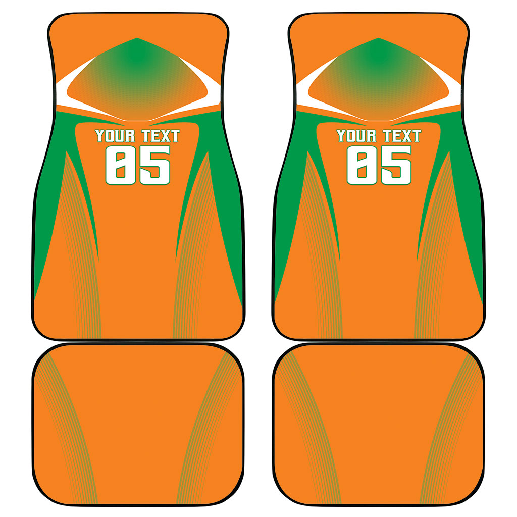 Custom Ivory Coast Football 2026 Car Mats Go Les Elephants
