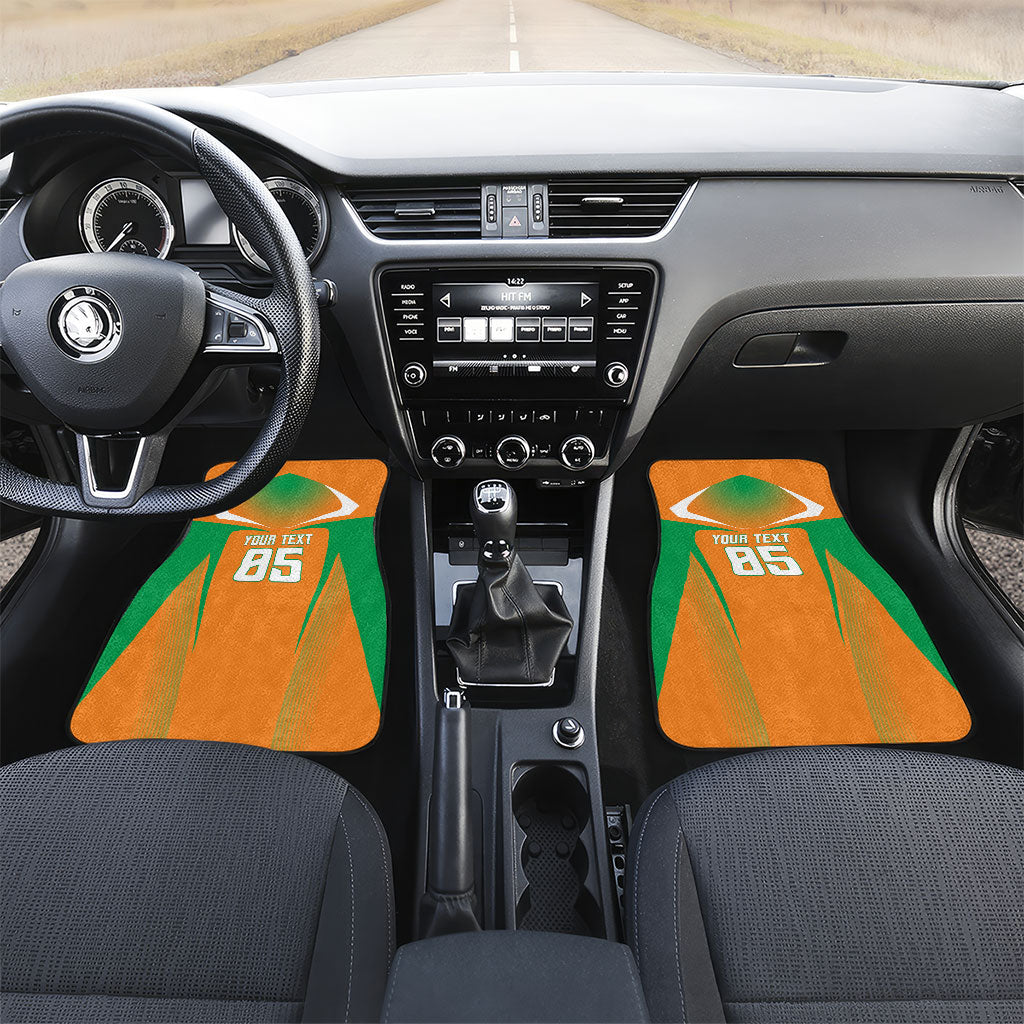 Custom Ivory Coast Football 2026 Car Mats Go Les Elephants