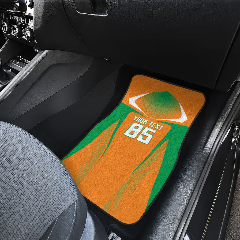 Custom Ivory Coast Football 2026 Car Mats Go Les Elephants