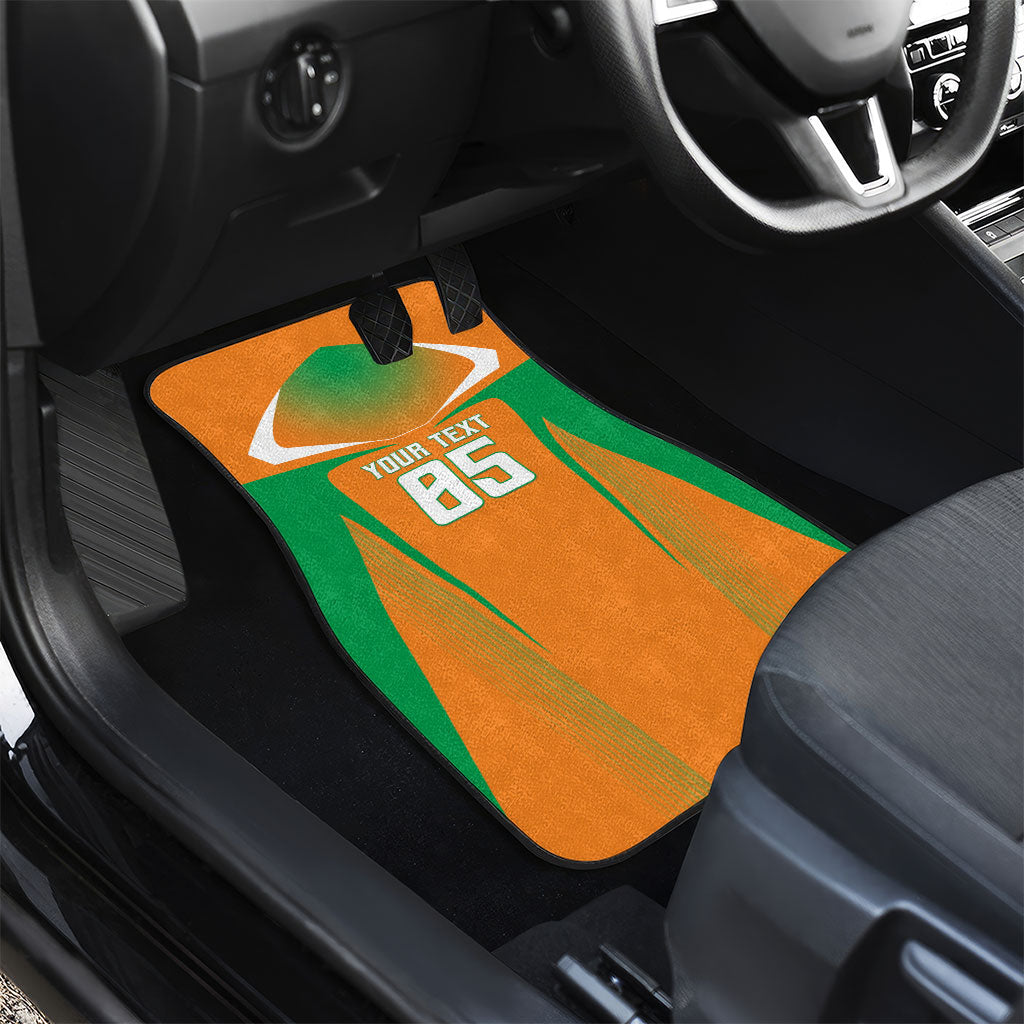 Custom Ivory Coast Football 2026 Car Mats Go Les Elephants