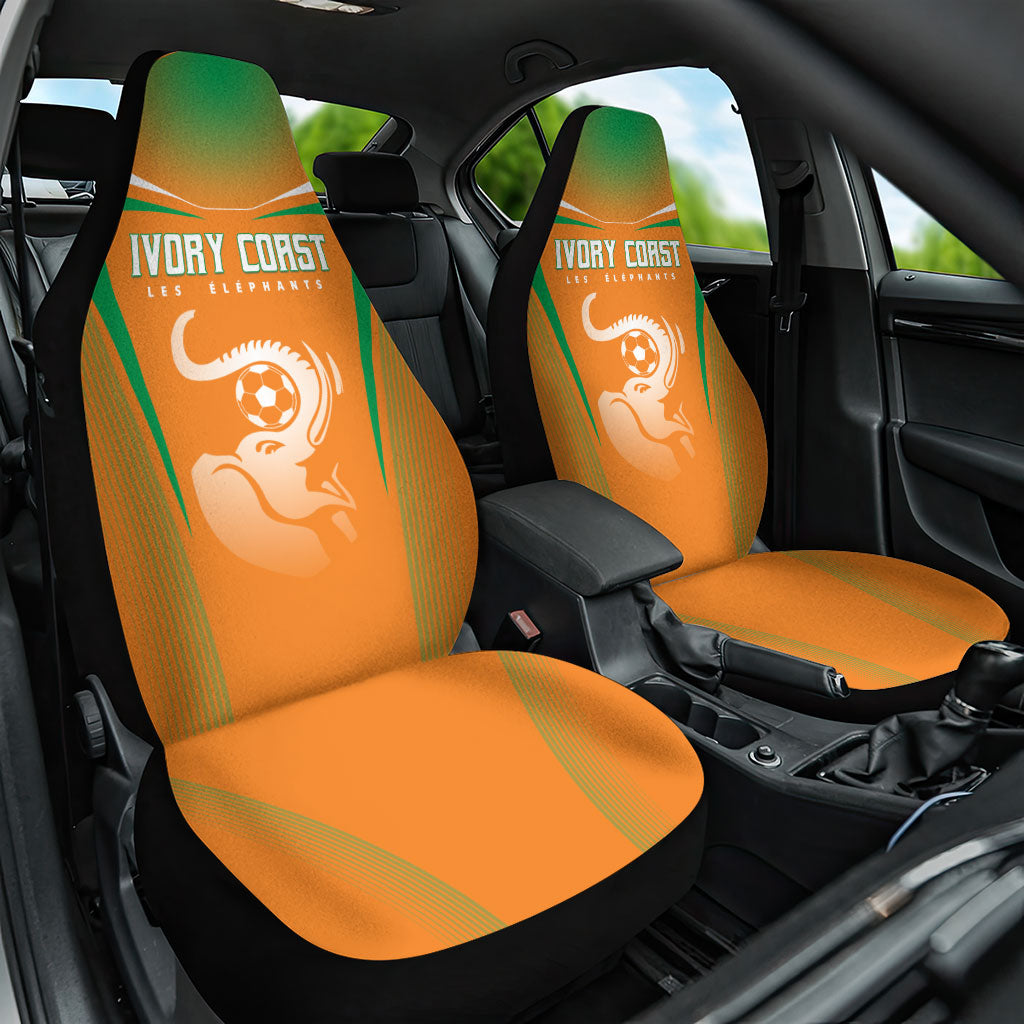 Ivory Coast Football 2026 Car Seat Cover Go Les Elephants