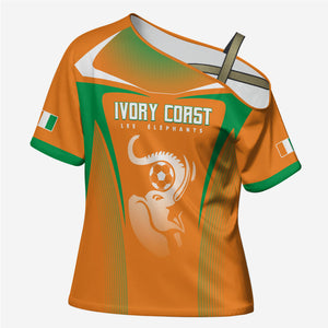 Custom Ivory Coast Football 2026 Cross Shoulder Shirt Go Les Elephants
