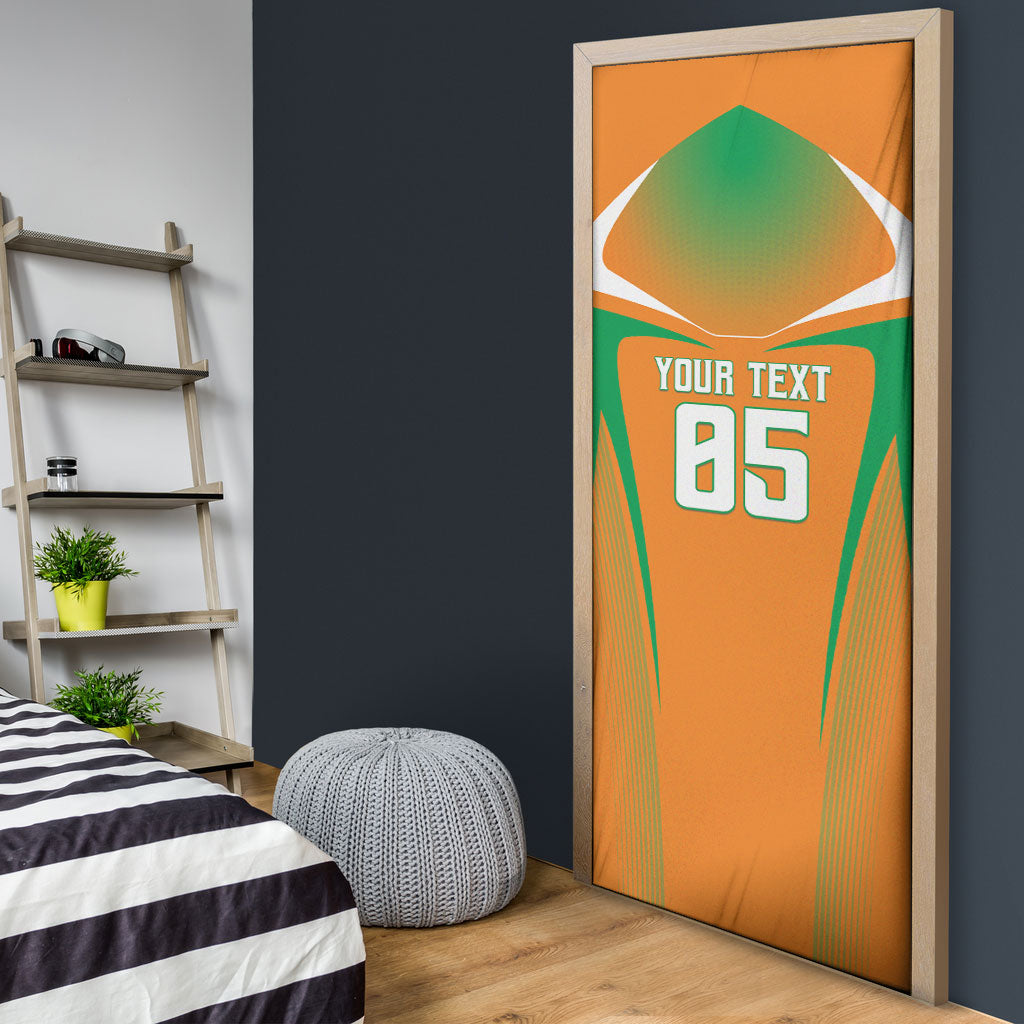 Custom Ivory Coast Football 2026 Door Cover Go Les Elephants