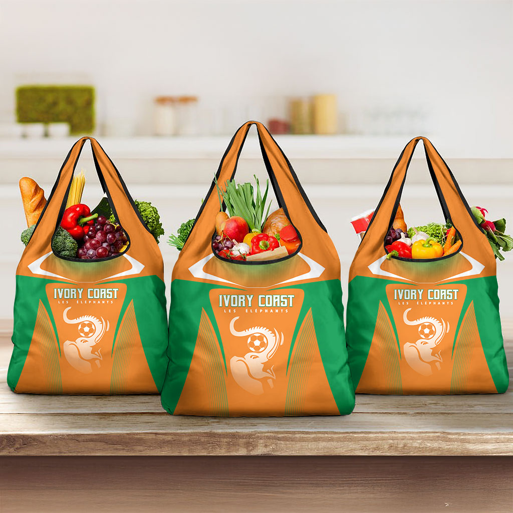 Ivory Coast Football 2026 Grocery Bag Go Les Elephants