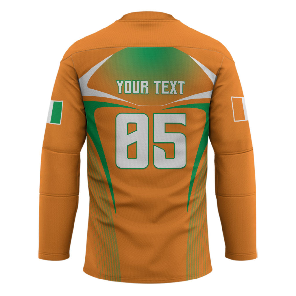 Custom Ivory Coast Football 2026 Hockey Jersey Go Les Elephants
