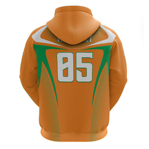 Custom Ivory Coast Football 2026 Hoodie Go Les Elephants