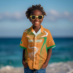 Custom Ivory Coast Football 2026 Kid Hawaiian Shirt Go Les Elephants