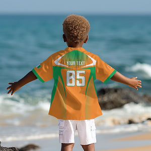 Custom Ivory Coast Football 2026 Kid Hawaiian Shirt Go Les Elephants