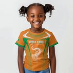 Custom Ivory Coast Football 2026 Kid T shirt Go Les Elephants