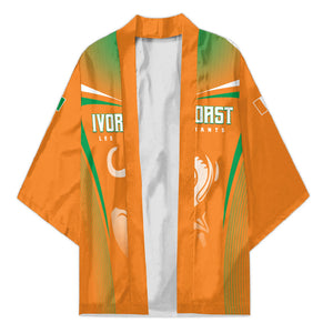 Custom Ivory Coast Football 2026 Kimono Go Les Elephants