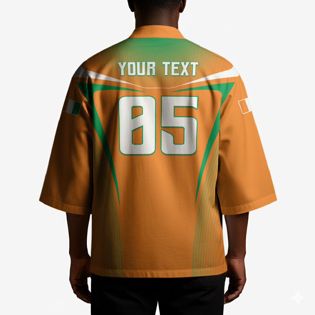 Custom Ivory Coast Football 2026 Kimono Go Les Elephants