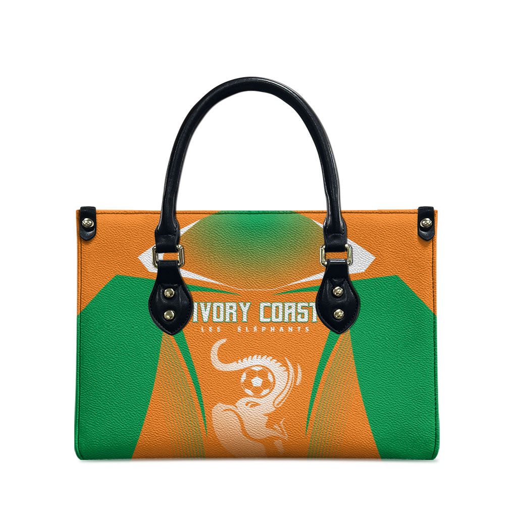Ivory Coast Football 2026 Leather Bag Go Les Elephants