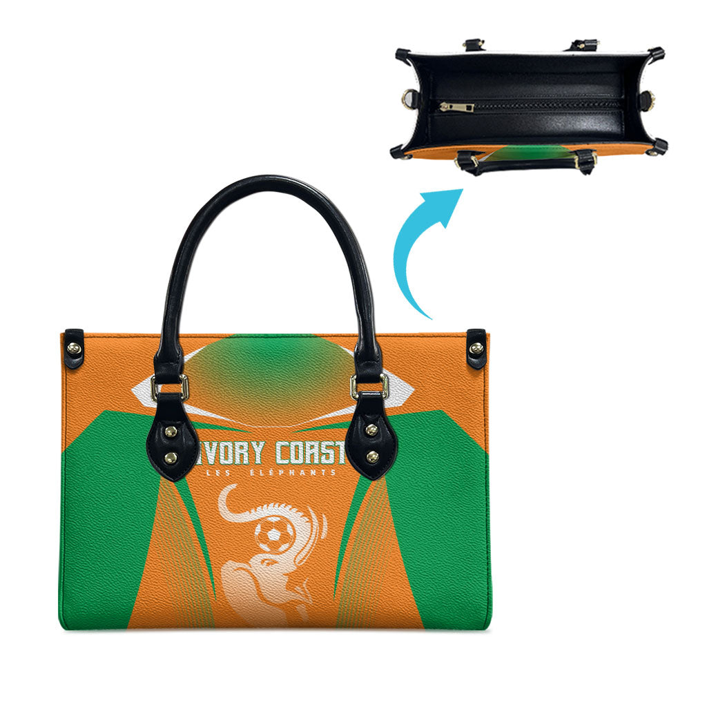 Ivory Coast Football 2026 Leather Bag Go Les Elephants