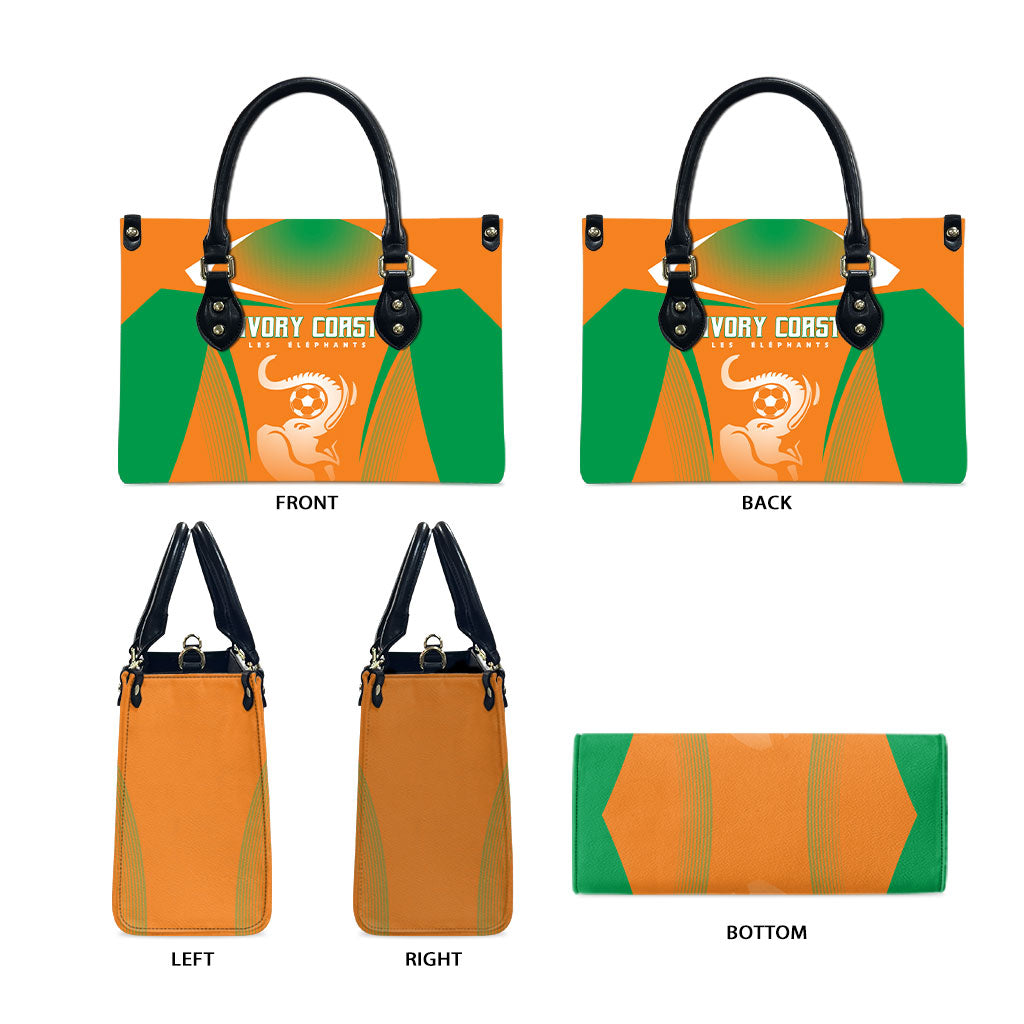 Ivory Coast Football 2026 Leather Bag Go Les Elephants