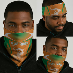 Ivory Coast Football 2026 Neck Gaiter Go Les Elephants