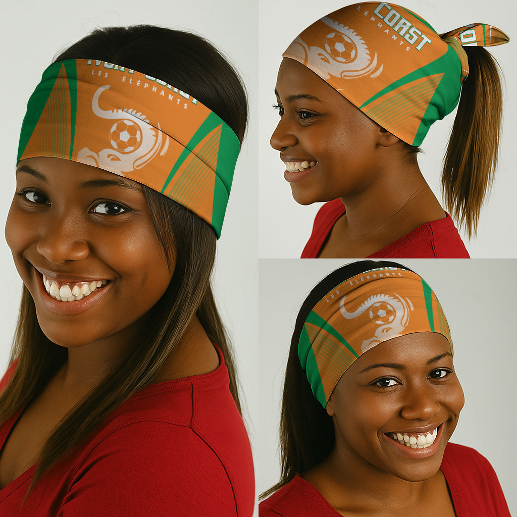 Ivory Coast Football 2026 Neck Gaiter Go Les Elephants