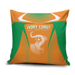 Ivory Coast Football 2026 Pillow Cover Go Les Elephants