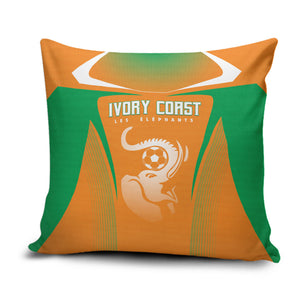 Ivory Coast Football 2026 Pillow Cover Go Les Elephants