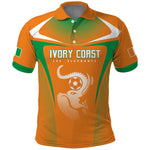 Custom Ivory Coast Football 2026 Polo Shirt Go Les Elephants