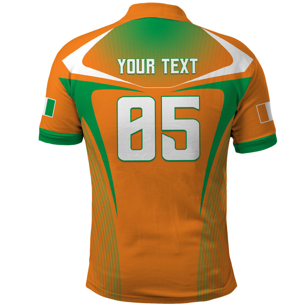 Custom Ivory Coast Football 2026 Polo Shirt Go Les Elephants