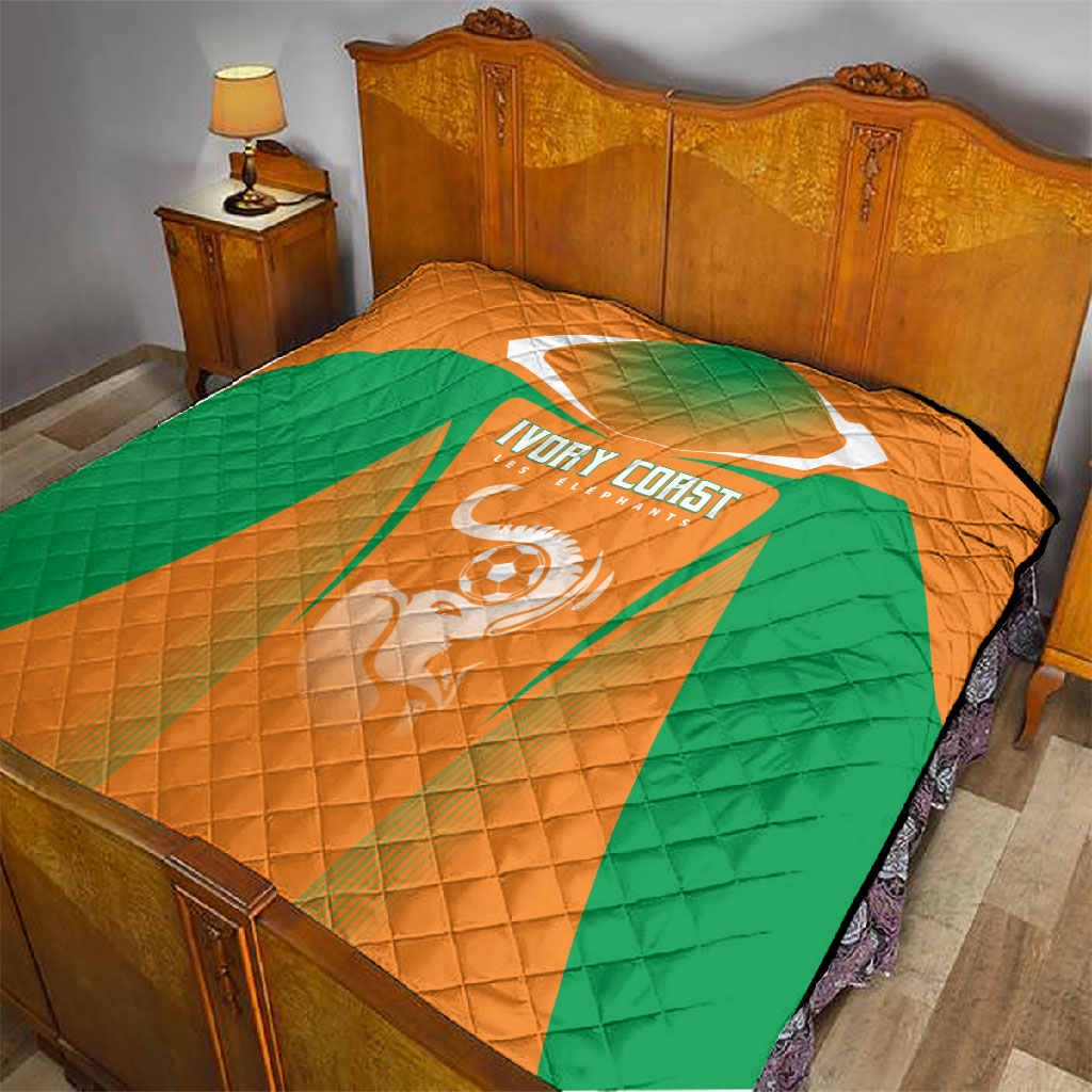 Ivory Coast Football 2026 Quilt Go Les Elephants