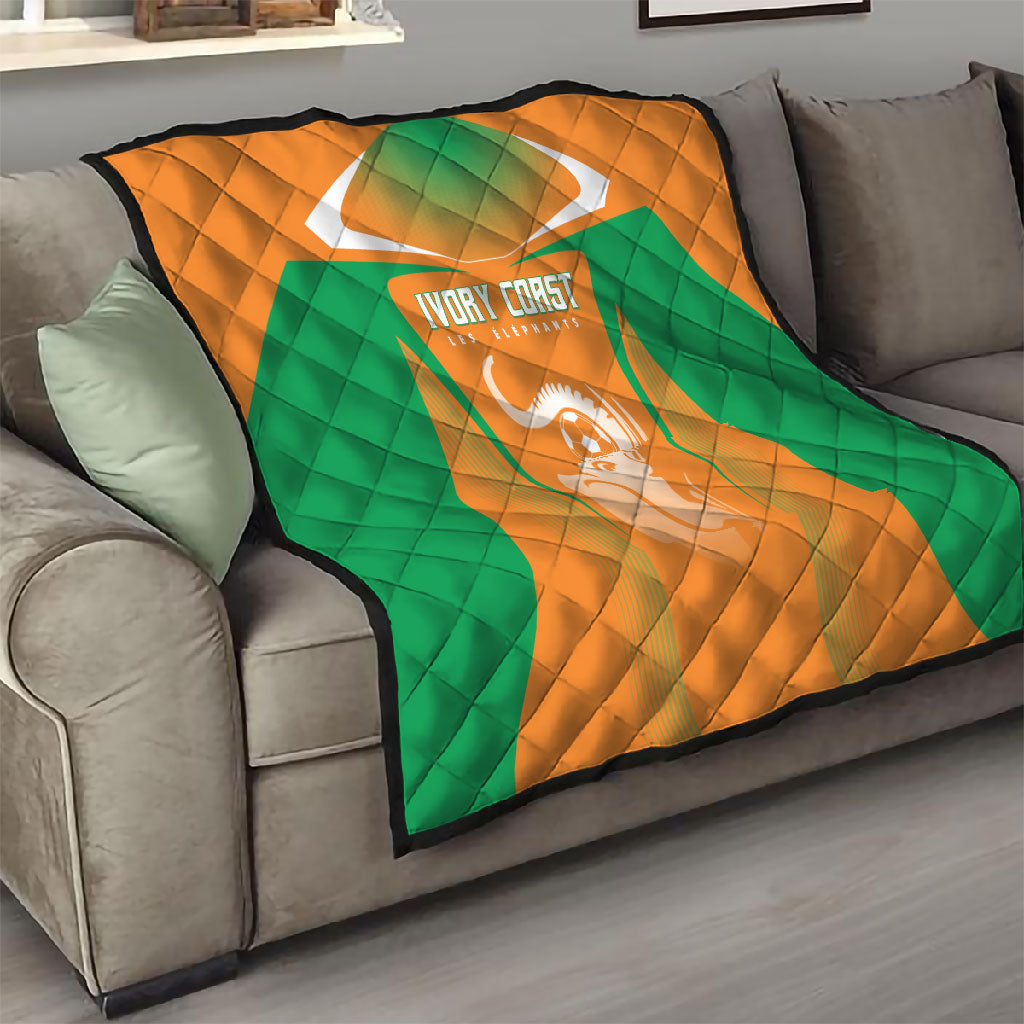 Ivory Coast Football 2026 Quilt Go Les Elephants